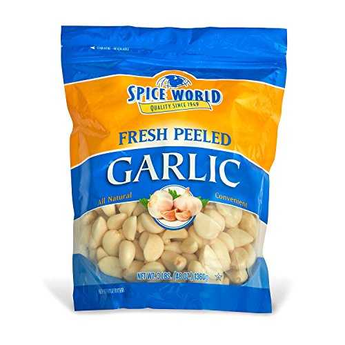 皮をむいたニンニク 3ポンド A1 Spice World Peeled Garlic 3 lbs. A1