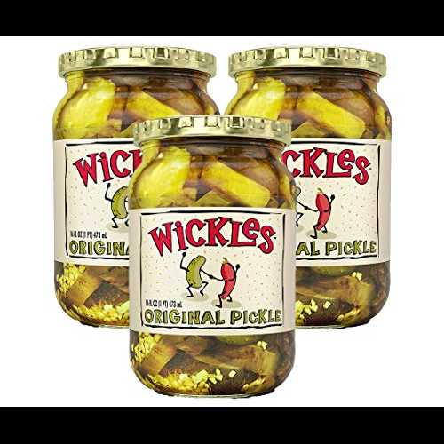 Wickles Original Slices, 16 oz (Pack - 3) Wickles Original Slices, 16 oz (Pack - 3)