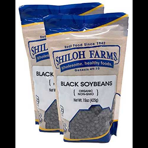 Shiloh Farms - Organic Black Soybeans 2 pack - 15 ounce each