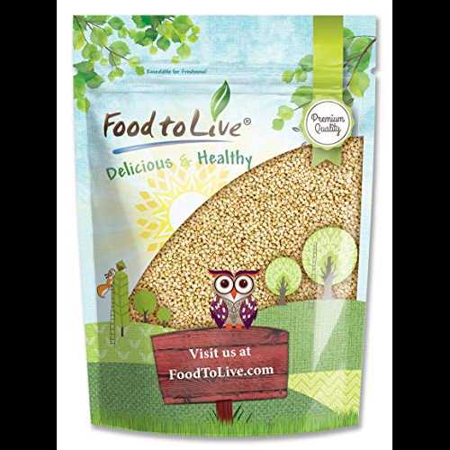 Food to Live Buckwheat Groats, 1 Pound - Hulled Whole Grains, Raw, Kosher, Vegan, Sirtfood, Bulk, Good Source of Dietary Fiber, Copper, Magnesium, Manganese, and Niacin Food to Live Buckwheat Groats, 1 Pound - Hulled Whole Grains, Raw, Kosher, Vegan, Sirtfood, Bulk, Good Source of Dietary Fiber, Copper, Magnesium, Manganese, and Niacin
