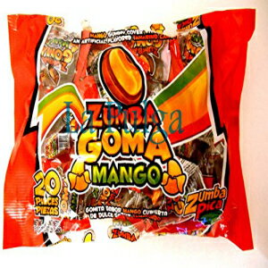 ズンバゴママンゴー＆タマリンドメキシカンキャンディグミ20個 Zumba Pica Zumba Goma Mango Tamarind Mexican Candy Gummies 20 pcs