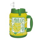 64オンス レモネード断熱マグ - 大きなキャリーハンドルとストロー付きトラベルマグ 64 oz LEMONADE Insulated Mug - Travel Mug with Large Carry Handle and Straw