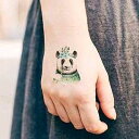TAFLY 一時的なタトゥーステッカー パンダ ボディアート 防水 フェイクタトゥー 5枚 TAFLY Temporary Tattoo Sticker Panda Body Art Waterproof Fake Tatoo 5 Sheets(4)
