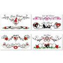 Sovereign-Gear 8 Extra Large Kinky Sexy Temporary Tattoos for Women Ladies - Adu...