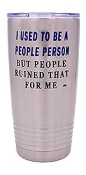 ʿͤο 20 󥹡ȥ٥륿֥顼 ޥå դ Ǯ  ե Rogue River Tactical Funny Sarcastic People Person 20 Oz. Travel Tumbler Mug Cup w/Lid Vacuum Insulated Work Gift