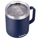 SUNWILL 14オンス コーヒーマグ 真空断熱キャンプマグ 蓋付き 二重壁ステンレススチール トラベルタンブラーカップ コーヒー魔法瓶 アウトドア パウダー...