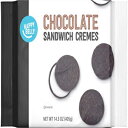 Amazon Brand - Happy Belly Chocolate Sandwich Crème Cookies, 14.3 Ounce