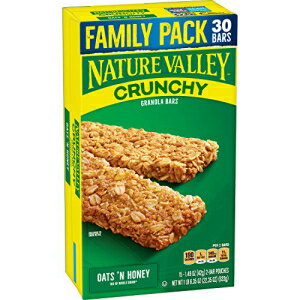 Nature Valley グラノーラバー、カリカリ、オーツアンドハニー、ファミリーパック、15 個 Nature Valley Granola Bars, Crunchy, Oats ..