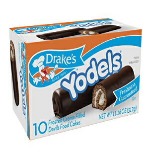 Drake's Yodels、1.1オンスのロールケーキ、6箱 Drake's Yodels, 1.1 oz Cake Rolls, 6 Boxes