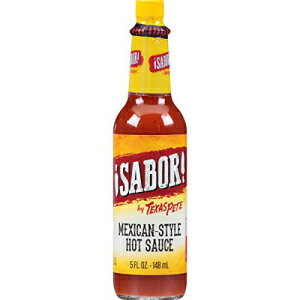 Sabor by Texas Pete、メキシカンスタイルホットソース、5液量オンス (148 mL) ガラスボトル Sabor by Texas Pete, Mexican-Style Hot Sauce, 5 Fl Oz (148 mL) Glass Bottle