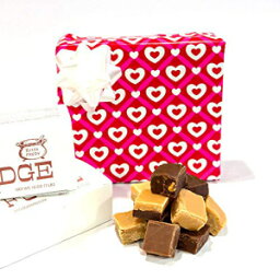 Hall's Candies Love's First Kiss Gift Box, 2 Pounds Hall's Chocolate Fudge