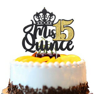 ChienMin Mis Quince 15 Cake Topper,Quincenera Birthday Cake Decor,15th Birthday Party Decorations Mis Quince Años