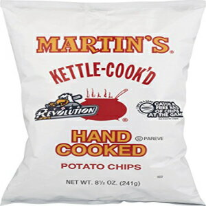 Martin's Kettle-Cook'd Hand Cooked ポテトチップス 8.5 オンス バッグ(3袋) Martin's Kettle-Cook'd Hand Cooked Potato Chips 8.5 o..