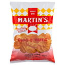 Martin's Bar-BQ bt |eg`bvX 9.5 IX (4 ) Martin's Bar-B-Q Waffle Potato Chips 9.5 Ounces (4 Bags)