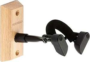Hercules DSP57WB Auto Grip Violin Hanger for Wall Mount with Wood Base...