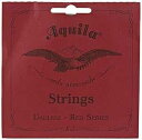 Aquila レッド シリーズ AQ-88 テナー ウクレレ弦 - Low G - 4 個 1 セット Aquila Red Series AQ-88 Tenor Ukulele Strings - Low G - 1 Set of 4