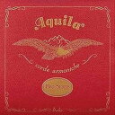 Aquila レッド シリーズ AQ-89 バリトン ウクレレ弦 - Low D - 4 個 1 セット Aquila Red Series AQ-89 Baritone Ukulele Strings - Low D - 1 Set of 4