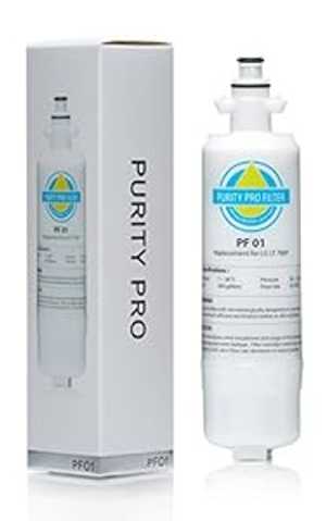 Purity Pro PF01 交換フィルター LG LT700P、ADQ36006101、ADQ36006102、Kenmore 46-9690 および 9690 用 Purity Pro PF01 Replacement Filter for LG LT700P, ADQ36006101, ADQ36006102, Kenmore 46-9690 and 9690