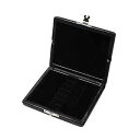 Yibuy Black Oboe Reed Case Holder Box PU Leather for 6 Piece of Reed