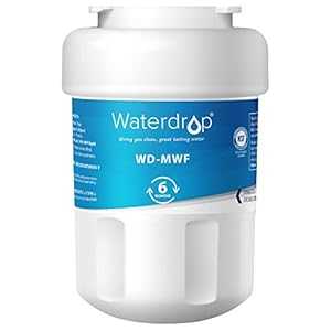 Waterdrop MWF 冷蔵庫用水フィルター、GE SmartWater MWF、MWFINT、MWFP、MWFA、GWF、HDX FMG-1、GSE25GSHECSS、WFC1201、RWF1060、197D6321P006、Kenmore 9991、r-9991、NSF 42 に対応 Waterdrop MWF Refrigerator Water Filter, Compatible with GE Smar Waterdrop MWF 冷蔵庫用水フィルター、GE SmartWater MWF、MWFINT、MWFP、MWFA、GWF、HDX FMG-1、GSE25GSHECSS、WFC1201、RWF1060、197D6321P006、Kenmore 9991、r-9991、NSF 42 に対応 Waterdrop MWF Refrigerator Water Filter, Compatible with GE Smar