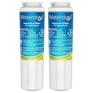 Waterdrop UKF8001 冷蔵庫用水フィルター、Maytag UKF8001AXX-750、UKF8001AXX-200、Whirlpool 4396395、469006、フィルター 4、PUR、Puriclean II、EDR4RXD1 の交換用、2 個パック (パッケージは異なる場合があります) Waterdrop UKF8001 Refrigerator Water Waterdrop UKF8001 冷蔵庫用水フィルター、Maytag UKF8001AXX-750、UKF8001AXX-200、Whirlpool 4396395、469006、フィルター 4、PUR、Puriclean II、EDR4RXD1 の交換用、2 個パック (パッケージは異なる場合があります) Waterdrop UKF8001 Refrigerator Water