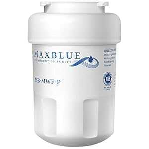 Maxblue NSF 53&42 認定 MWF 冷蔵庫用水フィルター、GE SmartWater、MWFP、MWFA、GWF、HDX FMG-1、WFC1201、GSE25GSHECSS、PC75009、RWF1060、197D6321P006 の交換用 Maxblue NSF 53&42 Certified MWF Refrigerator Water Filter, Replacement for GE Maxblue NSF 53&42 認定 MWF 冷蔵庫用水フィルター、GE SmartWater、MWFP、MWFA、GWF、HDX FMG-1、WFC1201、GSE25GSHECSS、PC75009、RWF1060、197D6321P006 の交換用 Maxblue NSF 53&42 Certified MWF Refrigerator Water Filter, Replacement for GE