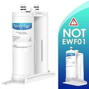 Waterdrop 冷蔵庫用水フィルター、WF2CB、NGFC2000、FC100、9916、469916、EWF2CBPA と互換性あり Waterdrop Refrigerator Water Filter, Compatible with WF2CB, NGFC2000, FC100, 9916, 469916, EWF2CBPA(2)