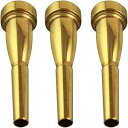 弾丸型 ACCOCO 3C/5C/7C トランペットマウスピース 銅素材トランペットアクセサリーパーツ(3個パック) Bullet Shape, ACCOCO 3C/5C/7C Trumpet Mouthpiece, Copper Material Trumpet Accessories Parts(3 Pack)