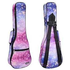 CLOUDMUSIC Ukulele Case Gig Bag Padded Backpack For Soprano 21
