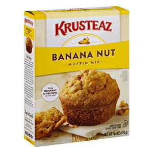Krusteaz バナナナッツマフィンミックス、15.4オンス箱 (12個パック) Krusteaz Banana Nut Muffin Mix, 15.4-Ounce Boxes (Pack of 12)