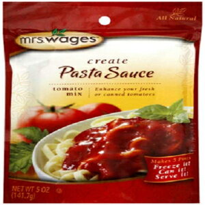 Mrs. Wages 5オンス、パスタソースミックス調味料 - 数量8 Mrs. Wages 5 Oz, Pasta Sauce Mix Seasoning - Quty 8