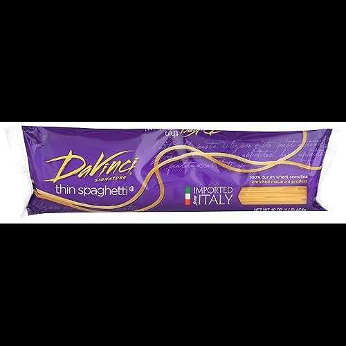 DaVinci Signature、細いスパゲッティ、16 オンスの再密封可能なバッグ (20 個パック) DaVinci Signature, Thin Spaghetti, 16 Ounce Resealable Bags (Pack of 20)