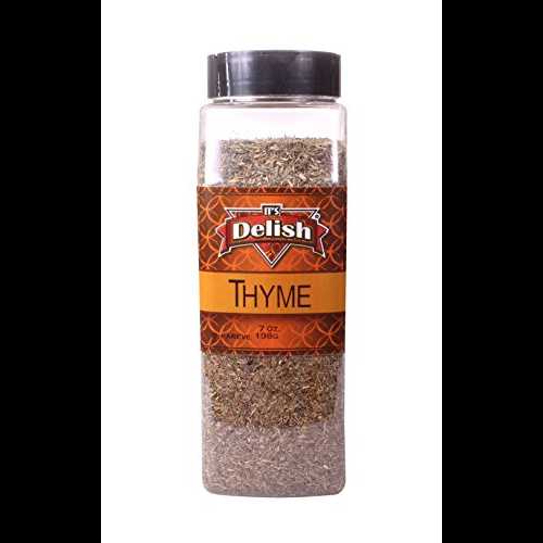 ラージ ジャー、タイム、タイム リーブス オール ナチュラル by Its Delish、7 オンス 大きな瓶 Large Jar, Thyme, Thyme Leaves All Natural by Its Delish, 7 Oz. Large Jar