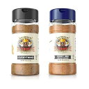 Flavor God Seasonings – BBQ グリル デュオ – Everything & Honey BBQ (グルテンフリー、GMO フリー、MSG フリー、低ナトリウム、パレオフレンドリー) Flavor God Seasonings - BBQ Grilling Duo - Everything & Honey BBQ (Gluten Free