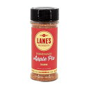 Lane's BBQ 自家製アップルパイ シーズニング アップルパイ、クッキー、アイスクリーム、ポップコーンなどのための天然デザート調味料 グルテンフリー 防腐剤不使用 アメリカで手作り 4.6オンス Lane's BBQ Homemade Apple Pie Seasoning All Natural Des