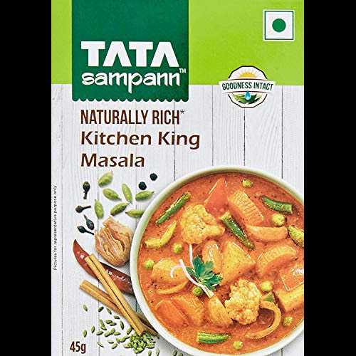 Tata Sampann Kitchen キングマサラ、インド最高のスパイス 45g - エスニックチョイスによる Tata Sampann Kitchen King Masala, 45g best spice of India - By Ethnic choice