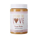 Spread The Love アーモンドカシューパワーバター、16オンス(オールナチュラル、ビーガン、グルテンフリー、塩不使用、砂糖不使用、パーム油不使用、G...