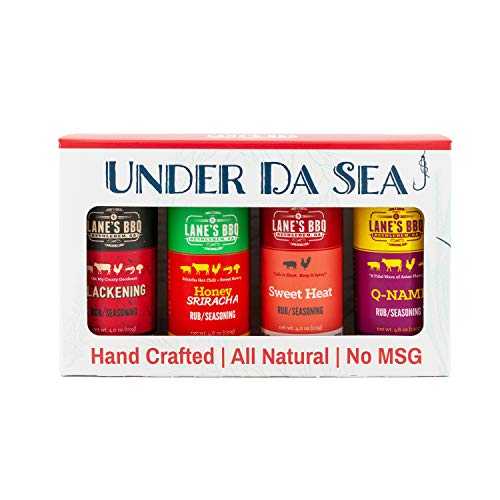 Lane's Under Da Sea ギフトセット 4 こする グルテンフリー オールナチュラル Lane's Under Da Sea Gift Set 4...