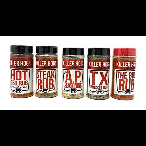 キラーホッグスバーベキューラブバラエティパック - ホットバーベキュー、ステーキラブ、APシーズニン..