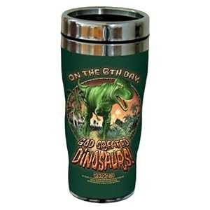Tree-Free Greetings Dinosaurs: Genesis 1:24 Sip 'N Go Stainless Steel ...