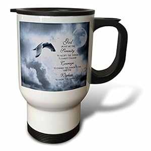 3dRose Serenity Prayer Beautiful Dove ˡʥեåƥ쥹ȥ٥ޥ14...