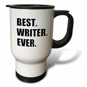 3dRose Best Writer Ever Fun Job ǹΥ饤ƥ󥰥ؤΥץ饤ɥե ȥ٥ޥ 14 ...