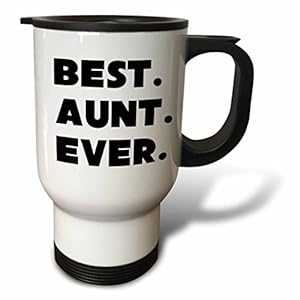 3dRose Best Grandma Ever, Travel Mug, 14-Ounce, Stainless Steel