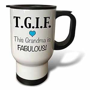 3dRose tm_202949_1 Tgif This Grandma is Fabulous֥롼 ƥ쥹 ȥ٥ ޥ...