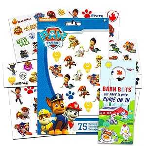 PAW Patrol Tattoos (75 Temporary Tattoos) PAW Patrol Tattoos (75 Temporary Tattoos)