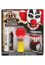 キラーピエロメイクアップキットコスチュームメイク Fun World Killer Clown Makeup Kit Costume Makeup
