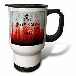 3dRose tm_183544_1 Keep Calm and Kill Walkers Grim ȥ٥ ޥ14 󥹡ۥ磻...