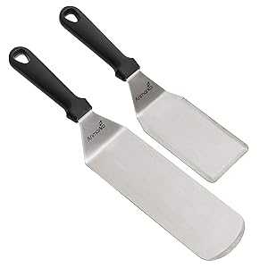 Anmarko Spatula Turner Stainless Steel - Metal Spatula Set - Hibachi S...