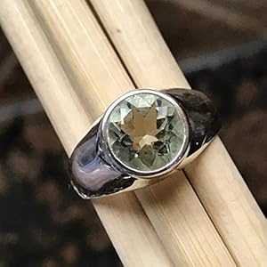 ナチュラル グリーン アメジスト 925 ソリッド スターリング シルバー ユニセックス リング サイズ 8 Natural Rocks by Kala Natural Green Amethyst 925 Solid Sterling Silver Unisex Ring Size 8 ナチュラル グリーン アメジスト 925 ソリッド スターリング シルバー ユニセックス リング サイズ 8 Natural Rocks by Kala Natural Green Amethyst 925 Solid Sterling Silver Unisex Ring Size 8