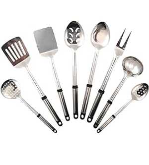 IOTC BPA Free Cooking Nonstick Kitchen Utensils Cookware Set, Multiple...